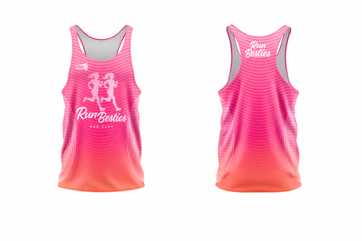 Run Besties Singlet pink